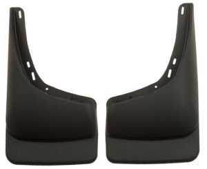 Dodge Dakota Mud Guards - Rear - Husky Liners - Custom-Molded, FormFit Design, Husky Shield, No-Drill, Paintable Matte Finish - `05-`10
